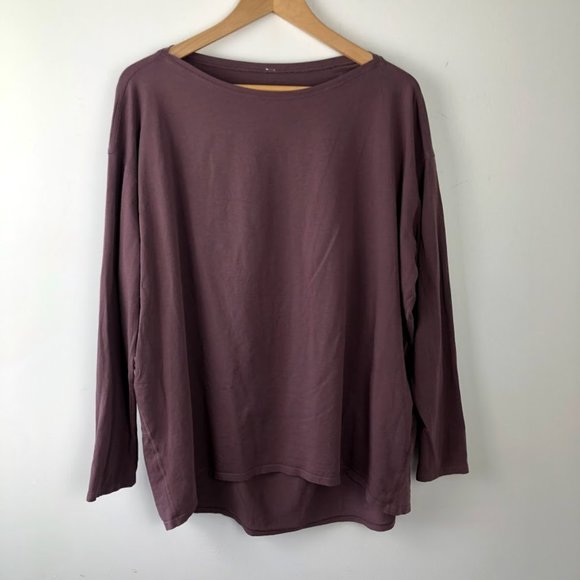 lululemon athletica Tops - LULULEMON mauve long sleeve top soft 12